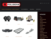 Tablet Screenshot of poligons.lv